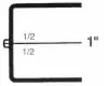 3-1/2W x 2-9/16L x 1H, Rigid Hinged Plastic Boxes, Clear