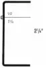 3-1/2W x 2-9/16L x 2-1/8H, Rigid Hinged Plastic Boxes, Clear