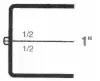 3-3/4W x 1-3/16L x 1H, Rigid Hinged Plastic Boxes, Clear