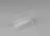 3-7/8W x 1-15/16L x 1/2H, Rigid Hinged Plastic Boxes, Clear