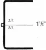 4-1/2W x 1-3/4L x 1-1/2H, Rigid Hinged Plastic Boxes, Clear