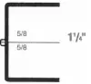 4-5/8W x 3-1/2L x 1-1/4H, Rigid Hinged Plastic Boxes, Clear