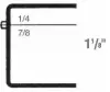 4-5/8W x 3-1/2L x 1-1/8H, Rigid Hinged Plastic Boxes, Clear
