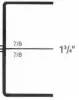 4-5/8W x 3-1/2L x 1-3/4H, Rigid Hinged Plastic Boxes, Clear