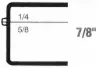 4-5/8W x 3-1/2L x 7/8H, Rigid Hinged Plastic Boxes, Clear