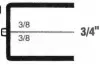 6W x 2-1/4L x 3/4H, Rigid Hinged Plastic Boxes, Clear