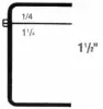 7-3/8W x 4-29/32L x 1-1/2H, Rigid Hinged Plastic Boxes, Clear