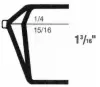 8-1/8W x 6-1/4L x 1-3/16H, Rigid Hinged Plastic Boxes, Clear