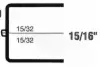 9-1/2W x 3-1/2L x 15/16H, Rigid Hinged Plastic Boxes, Clear