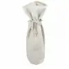 3-1/2W x 14L, Canvas Drawstring Wine Bags