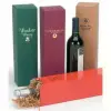 3-1/2W x 3-1/2L x 13-1/2H, Single 1 Piece Wine Boxes, Gloss Ivory