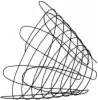 Big John Open Bottom Continuous Wire Tree Baskets, 50 Inch