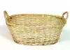 11W x 7-1/2L x 4H, Oval White Willow Mini Wash w/Side Handle