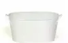 13-1/2W x 8L x 6H, White Tin