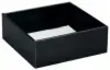 8W x 8L x 3H, Gift Trays, Black