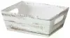 9W x 7L x 3-1/2H, Gift Trays, Distressed Wood