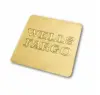 7/8W x 1-5/8L, Embossed Labels, Rectangle, Matte Black