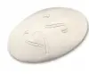 7/8W x 1.5L, Embossed Labels, Oval, Shiny Black