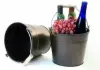 8-1/2 inch Dark Brown Pail Wooden Handle