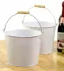 8-1/2 inch White Pail Wooden Handle