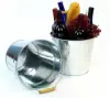 10 inch Galvanized Pail Wooden Handle
