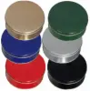 9-7/8 Dia x 1-15/16H, Colored Cookie Tins
