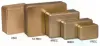 5W x 3-5/8L x 1-5/8H, Gold Color Metallic Tins
