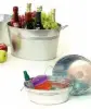 14W x 10L x 8H, Galvanized Oval Tub With Side Handle