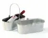 10 inch Galvanized Oval Tub with Top Bale Handle