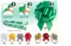 4-3/4 in. x 1-3/16 in. Ribbon Width, Instant Pull Pom Bows, Glitter Red