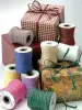 Paper Raffia Ribbon On Rolls, Black