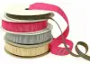 3/8W x 25 yds, Stretch Grosgrain Ribbon, Metal Gray