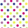 Dots Patterned Tissue, Bright Dots, 200 Sheets