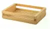8L x 10-1/2W x 2-1/2H, Wooden Slatted Gift Crates