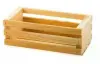 9L x 4-1/2W x 3-1/2H, Wooden Slatted Gift Crates