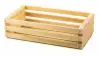 12-1/2L x 7W x 3-1/2H, Wooden Slatted Gift Crates