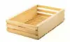 14L x 8-1/2W x 3-1/2H, Wooden Slatted Gift Crates