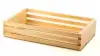 16-1/2L x 10W x 3-1/2H, Wooden Slatted Gift Crates