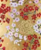24W x 417 ft, Floral Wrapping Paper, Drifting Blossoms