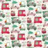 24W x 208 ft, Holiday Wrapping Paper, Christmas Cats in Cars