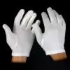 Childrens Nylon Gloves, White, Small