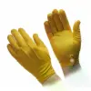 Polyester Snap Gloves, Yellow, OSFA