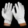 Honor Guard Sure Grip Gloves, Snap Wrist, White, Medium