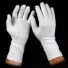 Long Cotton/Lycra Honor Guard Gloves, White, L/XL