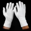 Long Honor Guard Sure Grip Gloves, Winter Lining, White, L/XL