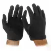 Sure Grip Cotton Gloves, Black, Large