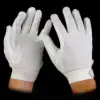Sure Grip Gloves, Velcro Strap, White, Small