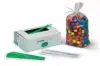 4" Paper Twist Tie, White