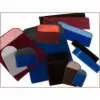 1-1/2W x 6-1/4L, Flap Style Velour Gift Pouches, Burgundy