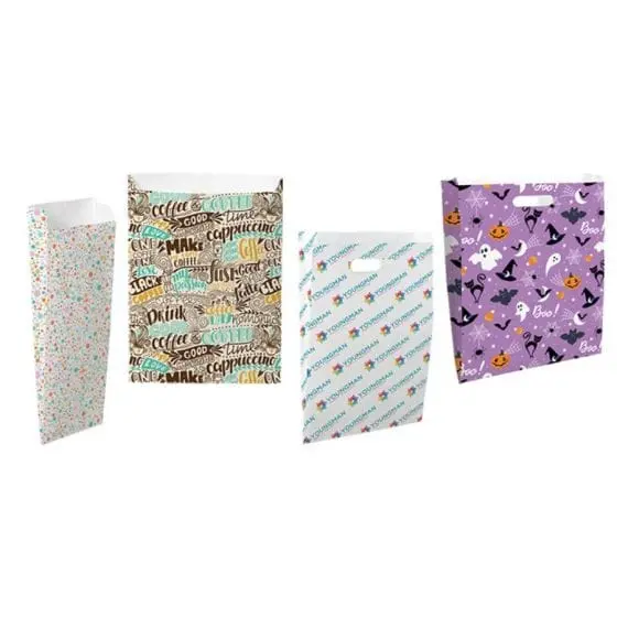 Quick Print 100+ Full Color Bleed Paper Merchandise Bags